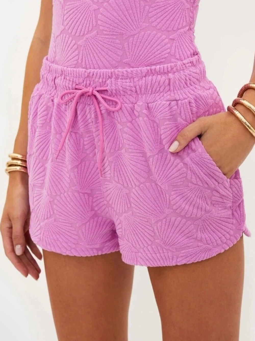 🌻NEW w/tag Beach Riot Kiara Terry Cloth Cover Up Shorts Dolphin Hem Size XS